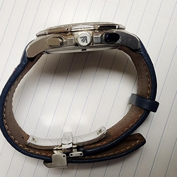 Citizen BL5571-09L Promaster MX Blue Dial Leather Band Men's Watch Sapphire - Picture 3 of 4